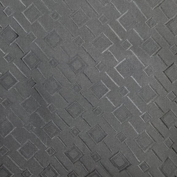 Pronto Uomo Suit Vest Mens Large Black Shinny Square Pattern Textured Geometric - Picture 3 of 12